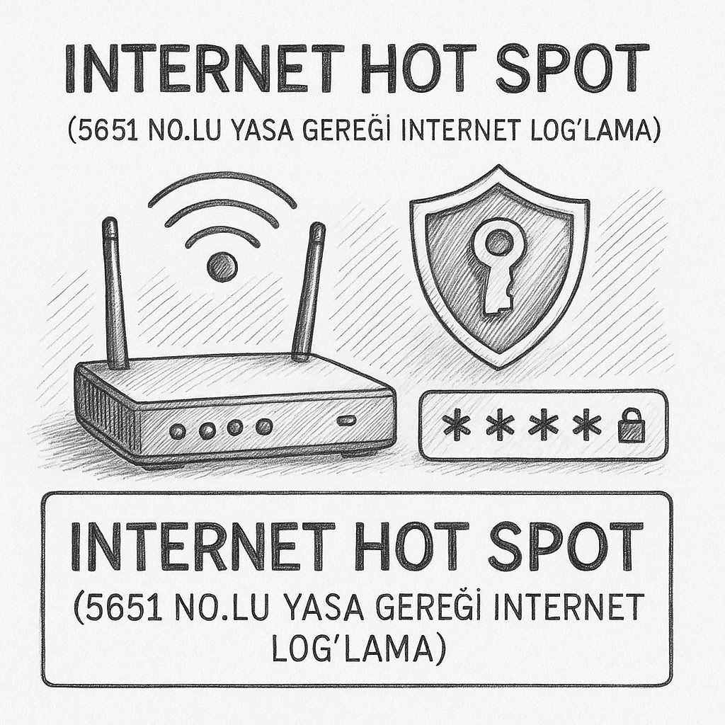 Internet Hot Spot (5651 nolu yasa gereği internet loglama)